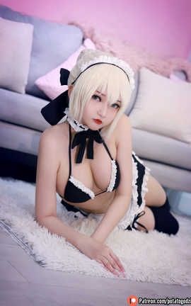 Potato Godzilla-Saber Alter Maid_˿