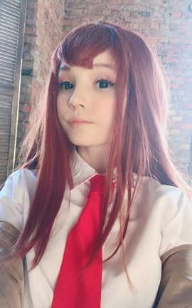 ˹coser RocksyLight Selfie Kurisu_˿